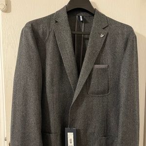 Cremieux Blue Label Tribeca Collection Chevron Blazer 2XL